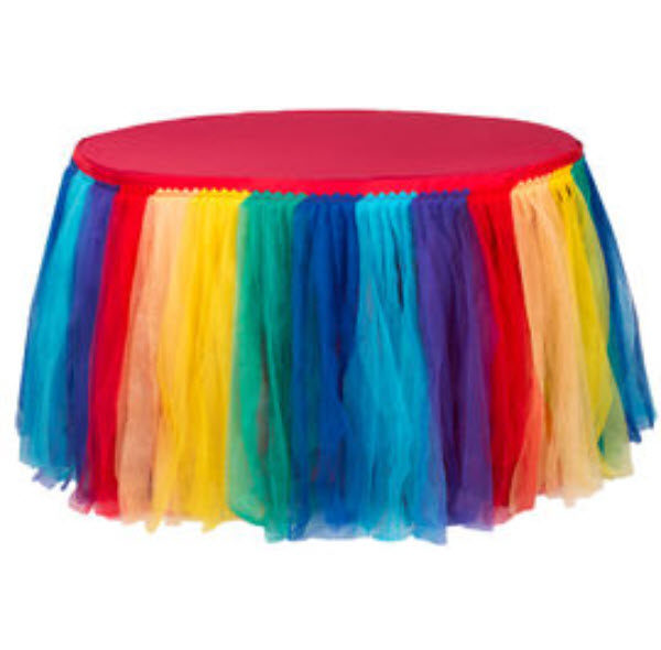 Multicolor Tulle Tableskirt